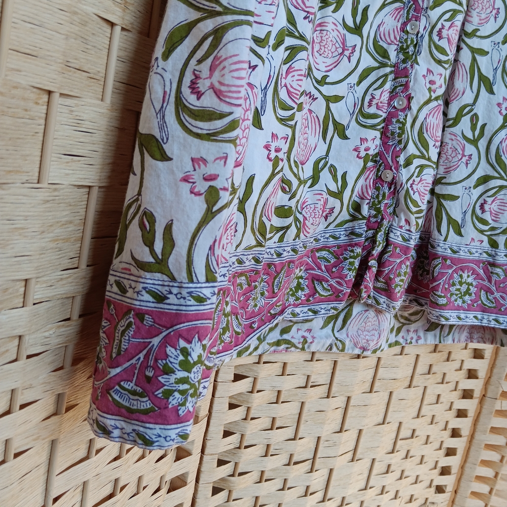 Chanel Floral Pink and Green Dress - Picture 7 of 14